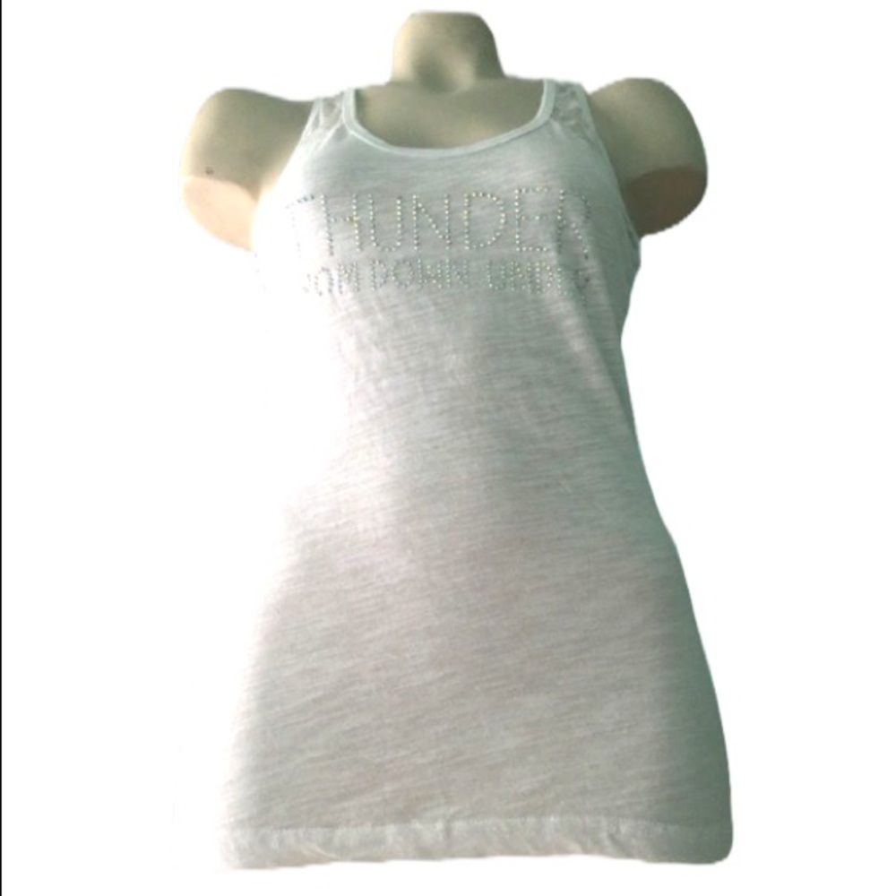 Studded & Laced Tank Top - Picture 2 of 3